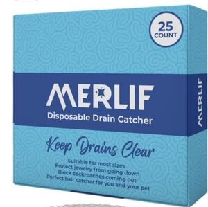 25pc disposable drain hair catcher